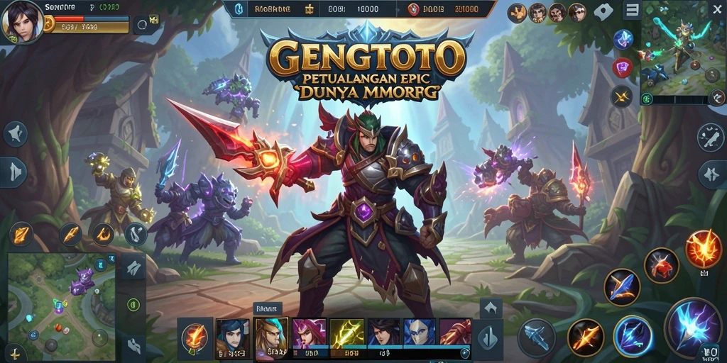 Tangkapan layar dari pertempuran seru di GENGTOTO dengan grafis menawan.
