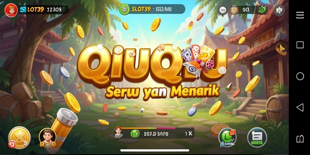 Tangkapan layar utama SLOT39 menampilkan aksi QiuQiu yang menegangkan.