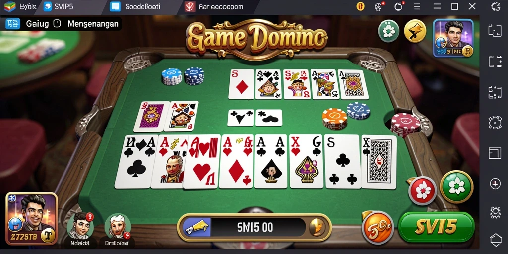 Tampilan gameplay seru dan menarik dari SVIP5.