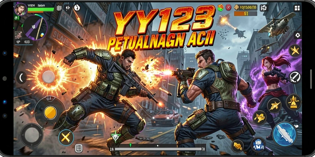 Tampilan gameplay YY123 yang seru dan menantang.