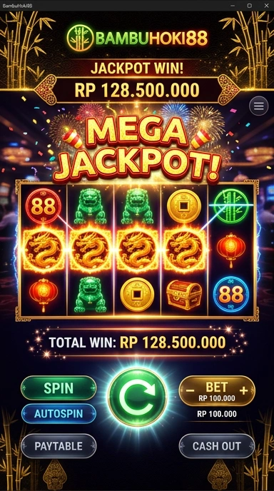 Tampilan utama aplikasi bambuhoki88 yang user-friendly.